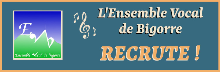 L'ensemble vocal recrute